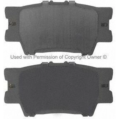 Rear Ceramic Pads by QUALITY-BUILT - 1001-1212AC pa3