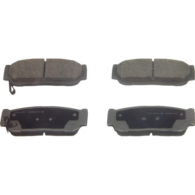 WAGNER - QC954 - ThermoQuiet Ceramic Rear Disc Brake Pads pa1