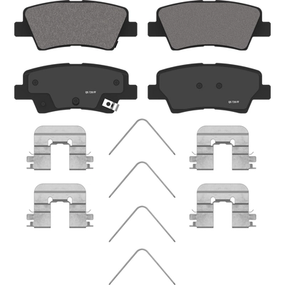Rear Ceramic Pads by WAGNER - ZD2205 pa2
