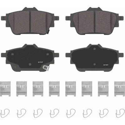 Rear Ceramic Pads by WAGNER - ZD2306 pa1
