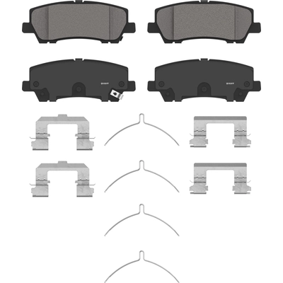 Rear Ceramic Pads by WAGNER - ZD2412 pa2