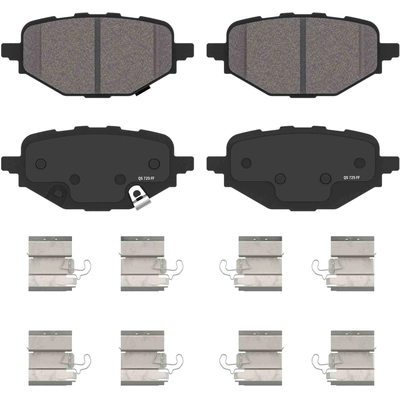 Rear Ceramic Pads by WAGNER - ZD2457 pa2