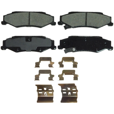 Rear Ceramic Pads by WAGNER - ZD732 pa2