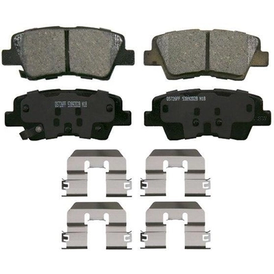 Rear Ceramic Pads by WAGNER - ZD1812 pa11