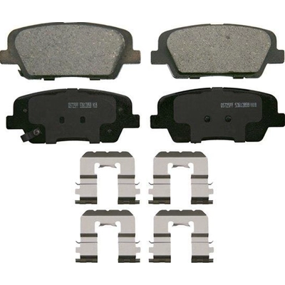 Rear Ceramic Pads by WAGNER - ZD1816 pa12