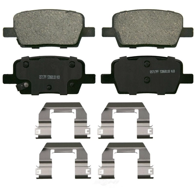 Rear Ceramic Pads by WAGNER - ZD1877 pa1