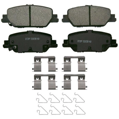 Rear Ceramic Pads by WAGNER - ZD2037 pa11