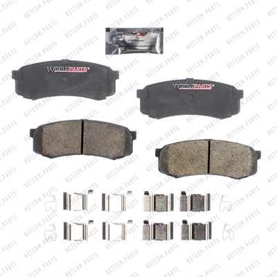 Rear Ceramic Pads by WORLDPARTS - D606C pa1