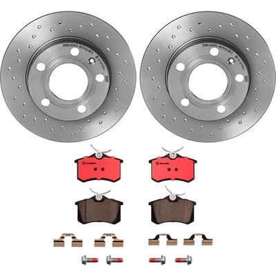 Rear Disc Brake Kit by BREMBO - KTX0096 pa2
