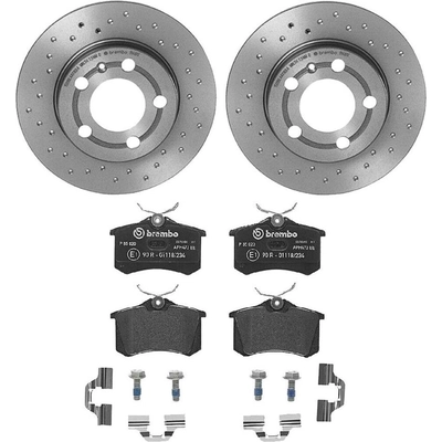 Rear Disc Brake Kit by BREMBO - KTX4056 pa1