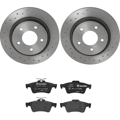 Rear Disc Brake Kit by BREMBO - KTX4061 pa1
