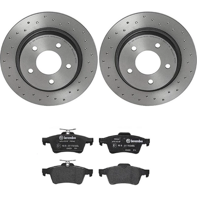Rear Disc Brake Kit by BREMBO - KTX4061 pa2