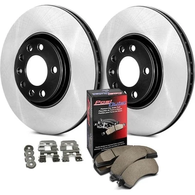 Ensembre de disques de frein arrière de CENTRIC PARTS - 909.33587 pa1
