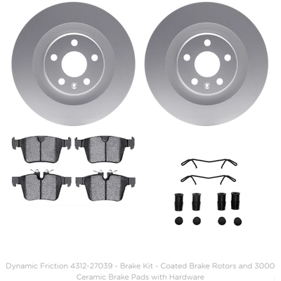 DYNAMIC FRICTION COMPANY - 4312-27039 - Rear Disc Brake Kit pa1