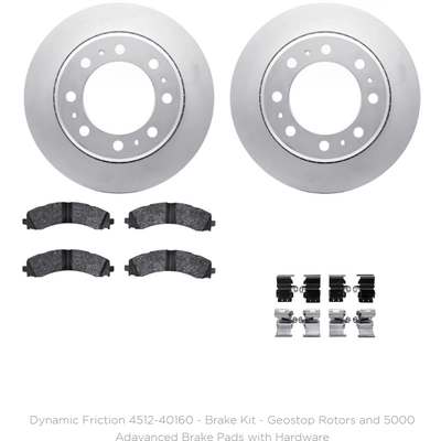 DYNAMIC FRICTION COMPANY - 4512-40160 - Rear Disc Brake Kit pa1