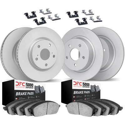 DYNAMIC FRICTION COMPANY - 4514-03070 - Front and Rear Disc Brake Kit pa1