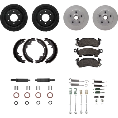 DYNAMIC FRICTION COMPANY - 4514-47158 - Geospec Rotors with 5000 Advanced Brake Pads pa1