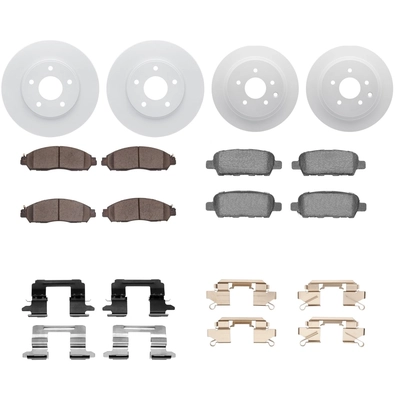 DYNAMIC FRICTION COMPANY - 4514-67046 - Front and Rear Brake Kit pa4