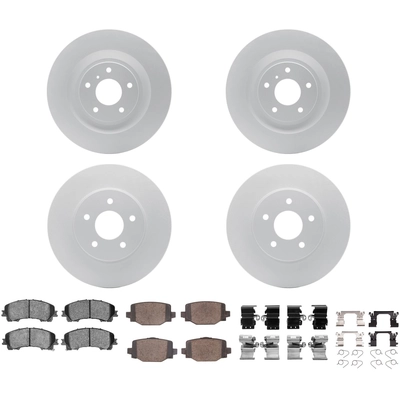 DYNAMIC FRICTION COMPANY - 4514-68000 - Front and Rear Brake Kit pa9