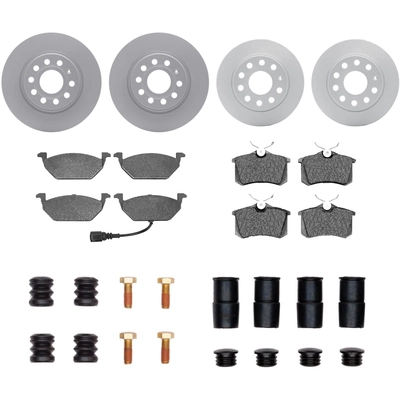 DYNAMIC FRICTION COMPANY - 4514-74014 - Front and Rear Brake Kit pa9