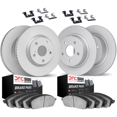 DYNAMIC FRICTION COMPANY - 4514-76012 - Rear Disc Brake Kit pa1