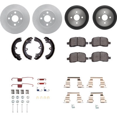 DYNAMIC FRICTION COMPANY - 4514-76080 - Rear Disc Brake Kit pa1