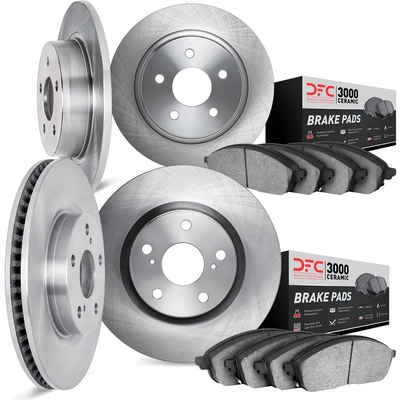 DYNAMIC FRICTION COMPANY - 6304-74008 - Front & Rear Disc Brake Kit pa1