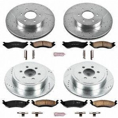 Rear Disc Brake Kit by POWER STOP - K4471 pa2