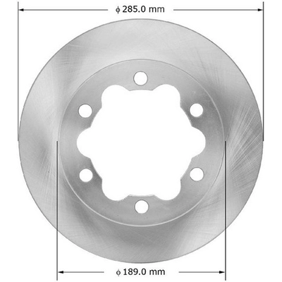 BENDIX GLOBAL - PRT5768 - Disc Brake Rotor pa2