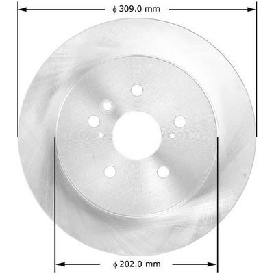 BENDIX GLOBAL - PRT5799 - Disc Brake Rotor pa1