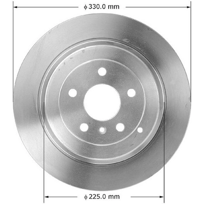 BENDIX GLOBAL - PRT5870 - Disc Brake Rotor pa2