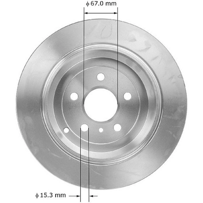 BENDIX GLOBAL - PRT5870 - Disc Brake Rotor pa3