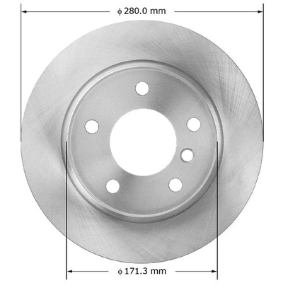 BENDIX GLOBAL - PRT5924   - Brake Rotor pa3