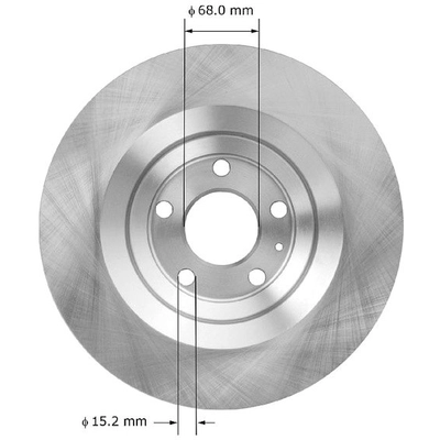 BENDIX GLOBAL - PRT5985  - Brake Rotor pa2