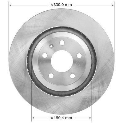 BENDIX GLOBAL - PRT5985  - Brake Rotor pa3