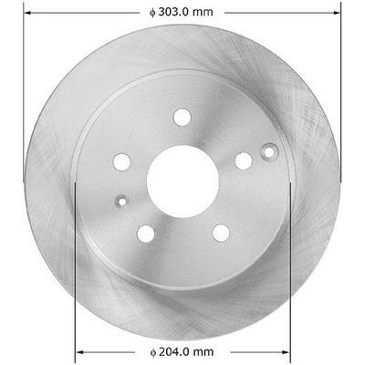 BENDIX GLOBAL - PRT5996 - Disc Brake Rotor pa1