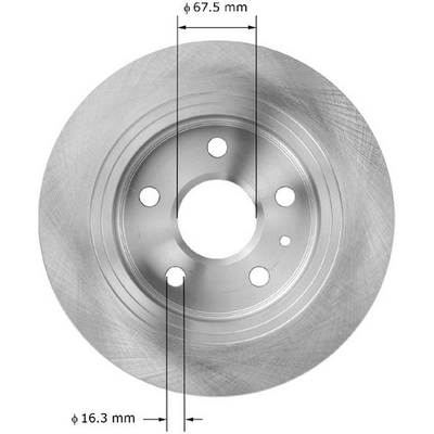 BENDIX GLOBAL - PRT6034 - Disc Brake Rotor pa2