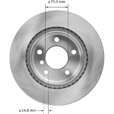 BENDIX GLOBAL - PRT6046 - Rear Disc Brake Rotor pa3