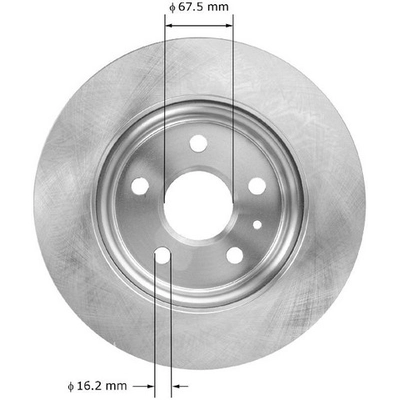 BENDIX GLOBAL - PRT6073 - Disc Brake Rotor pa3