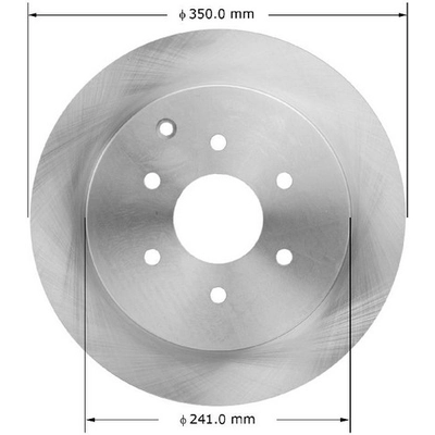 BENDIX GLOBAL - PRT6098 - Disc Brake Rotor pa1