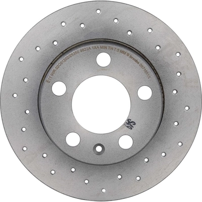 Rear Disc Brake Rotor by BREMBO - 08.7165.1X (1 Qty) pa2