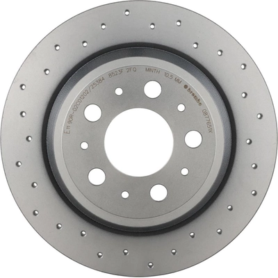 Rear Disc Brake Rotor by BREMBO - 08.7765.1X (1 Qty) pa2