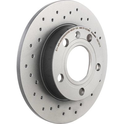 Rear Disc Brake Rotor by BREMBO - 08.9136.1X (1 Qty) pa1