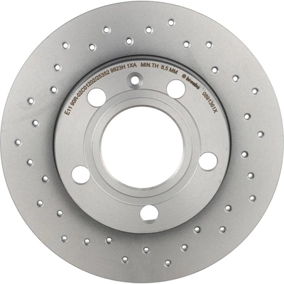Rear Disc Brake Rotor by BREMBO - 08.9136.1X (1 Qty) pa2