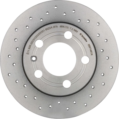 Rear Disc Brake Rotor by BREMBO - 08.9148.1X (1 Qty) pa2