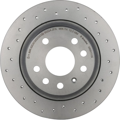 Rear Disc Brake Rotor by BREMBO - 08.9511.1X (1 Qty) pa2