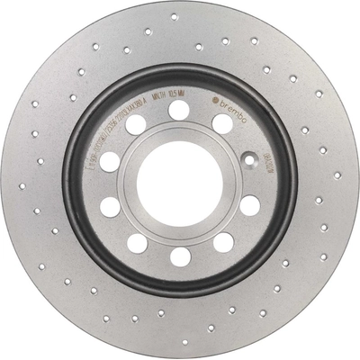 Rear Disc Brake Rotor by BREMBO - 08.A202.1X (1 Qty) pa26