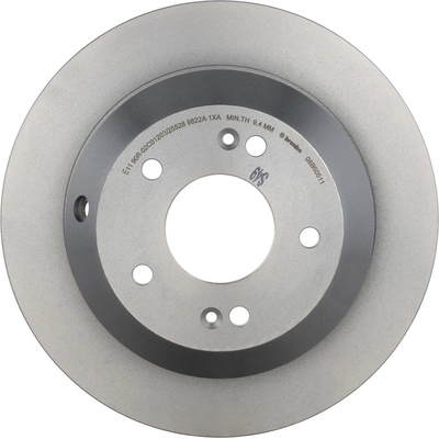 Rear Disc Brake Rotor by BREMBO - 08.B605.11 (1 Qty) pa2