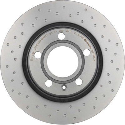 Rear Disc Brake Rotor by BREMBO - 09.7196.1X (1 Qty) pa26