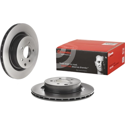 Rear Disc Brake Rotor by BREMBO - 09.7356.21 (1 Qty) pa1